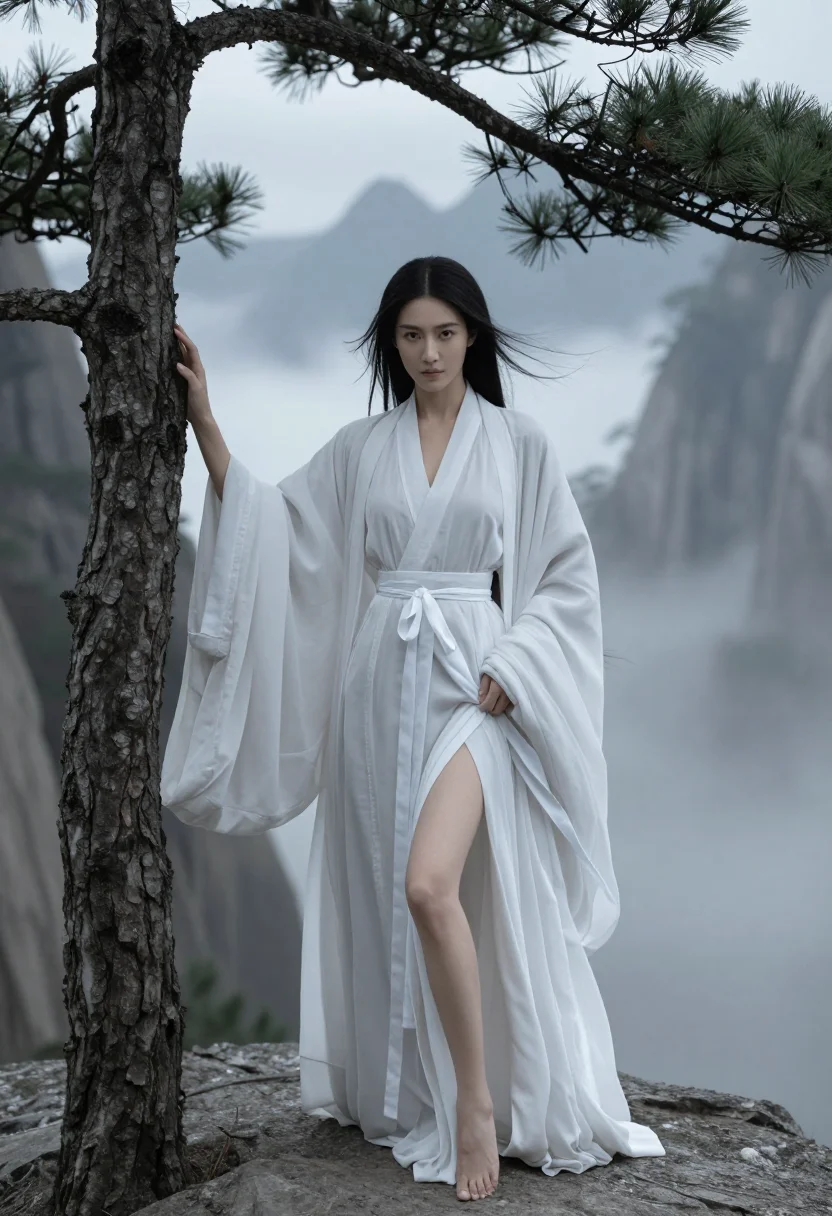 AI xianxia fairy sample — portrait of a woman, full-length portrait of an adult Chines