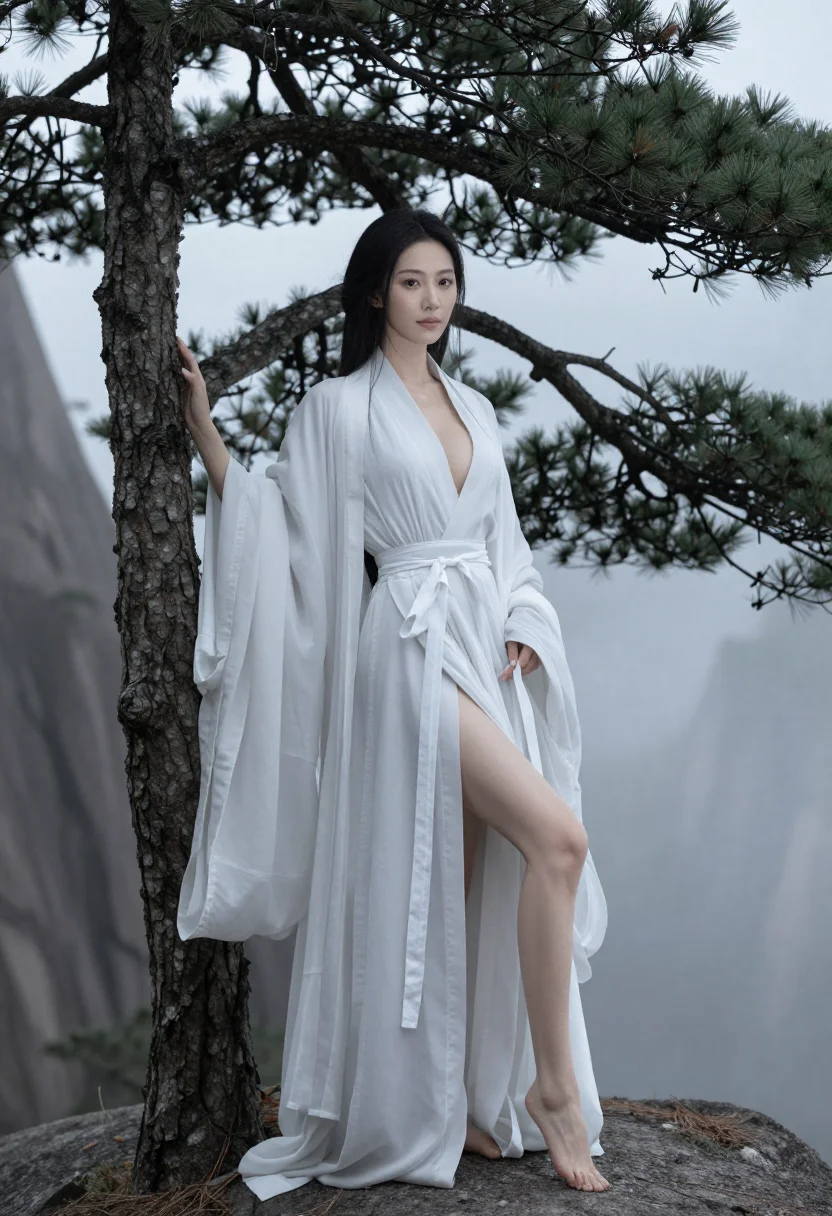 AI xianxia fairy sample — portrait of a woman, full-length portrait of an adult Chines